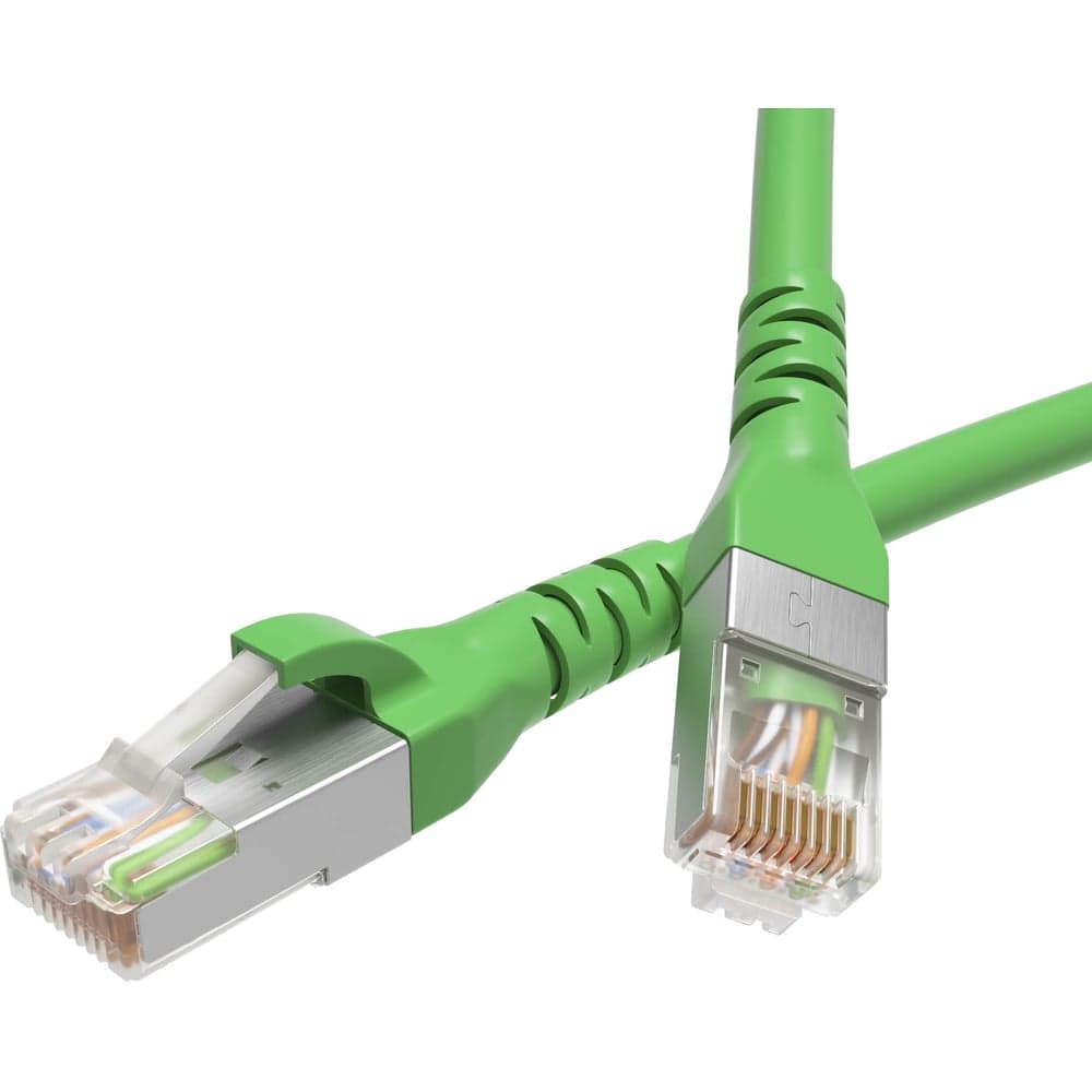 Экранированный патч-корд DKC cat5e f/utp 4x2, lszh, зеленый, 10.0м RN5EFU4500GN