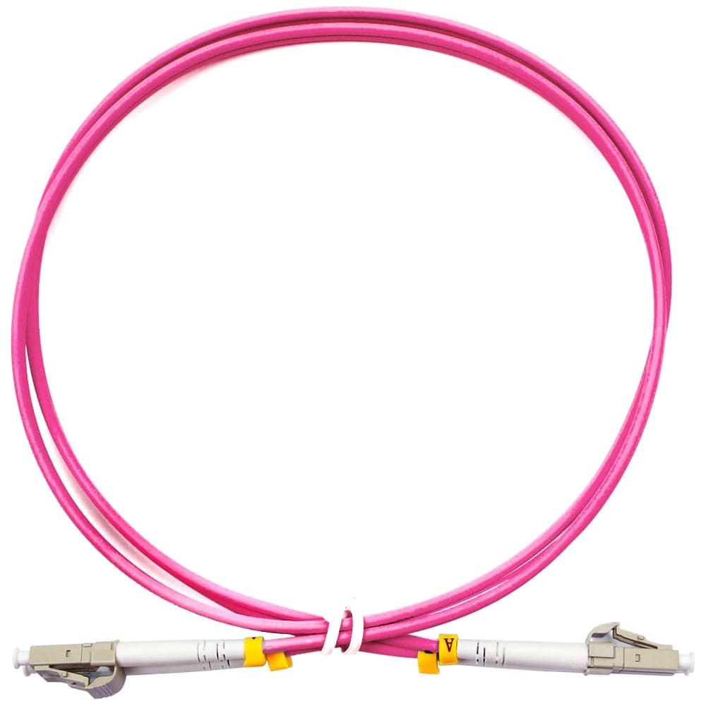 Оптический шнур Cabeus duplex lc-lc 50/125 mm om4 2м lszh FOP-50-OM4-LC-LC-2m