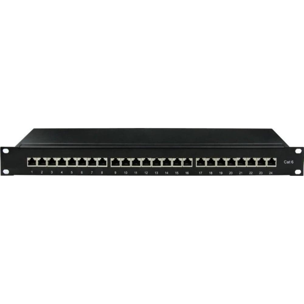Патч-панель DKC 19",1u, cat6, 24 порта rj45, экранированная RN6PPF241