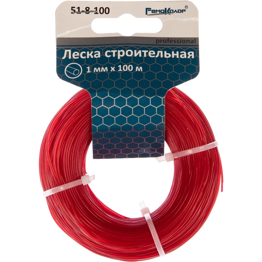 Леска строительная, диаметр 1,0 мм, длина 100 м РемоКолор 51-8-100