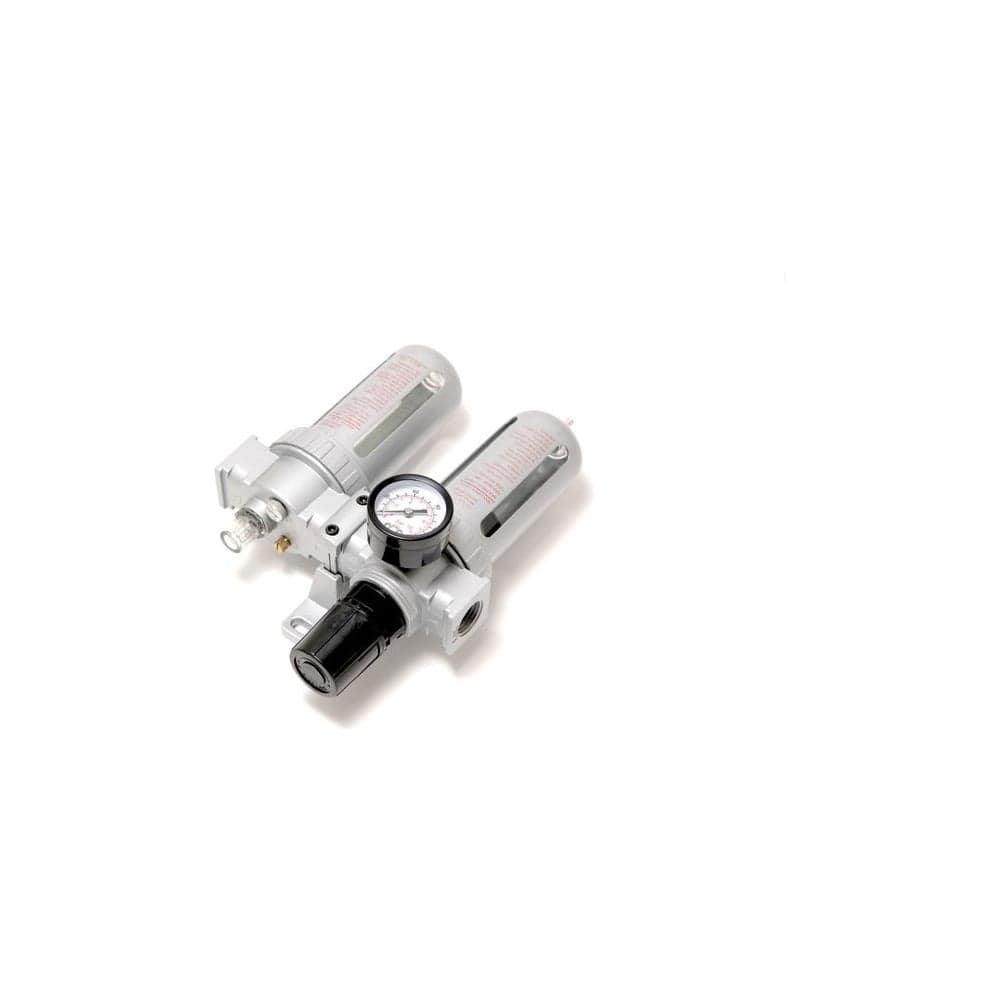 Блок подготовки воздуха Rockforce 3/8" фильтр-регулятор+лубрикатор 10Мк, 1000 л/мин, 0-10bar, раб. температура 5-60 RF-AFRL803(47078)
