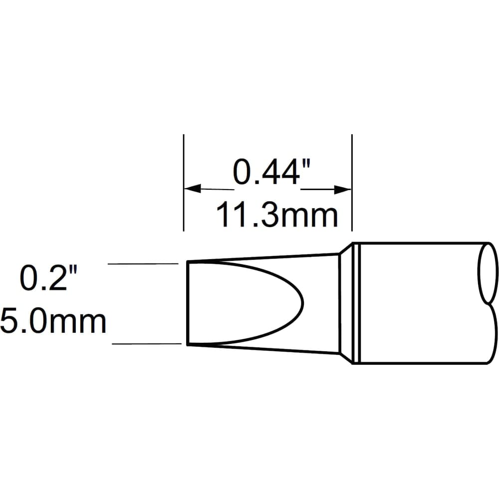 Наконечник клин (5.0х11.3 мм) для PS900 METCAL SFV-CH50A