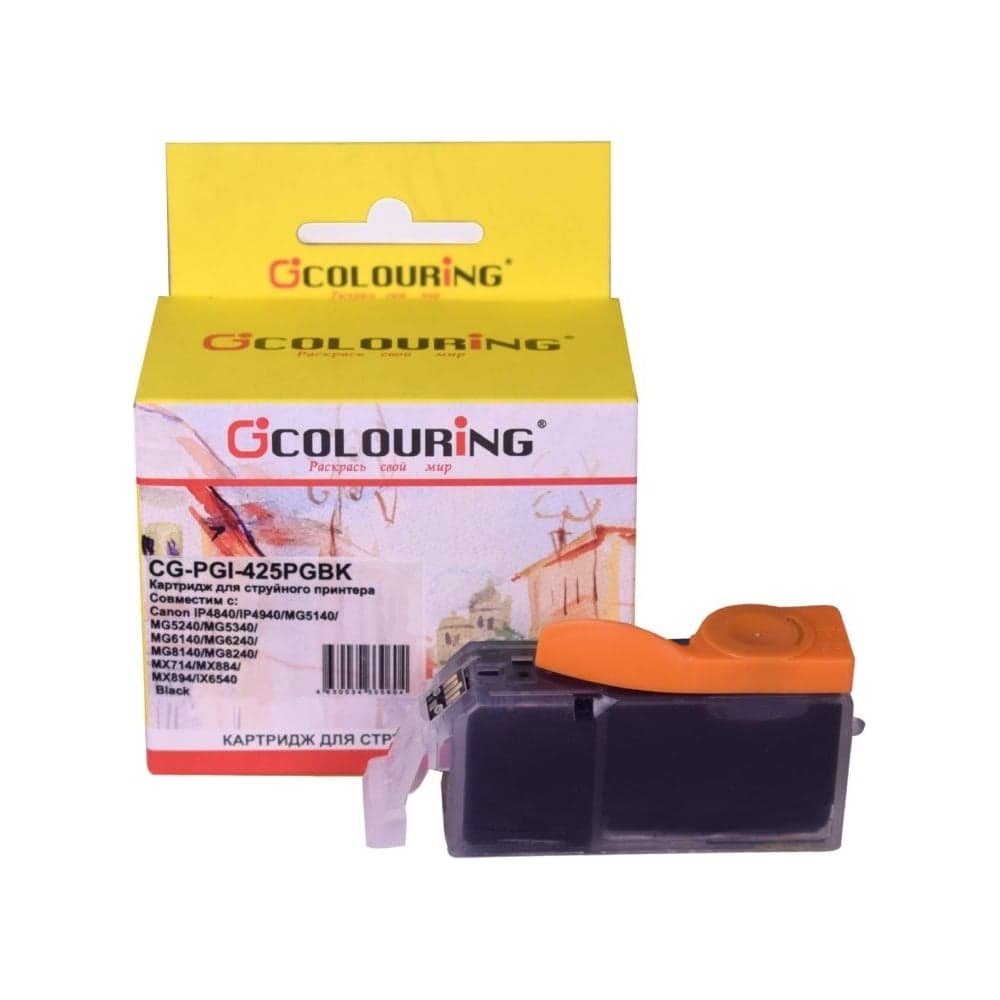 Струйный картридж PGI-425PGBK для Canon iP4840/iP4940/MG5140/MG5240/MG5340/MG6140 Colouring на водной основе Black 19 мл CG_PGI-425PGBK_BK