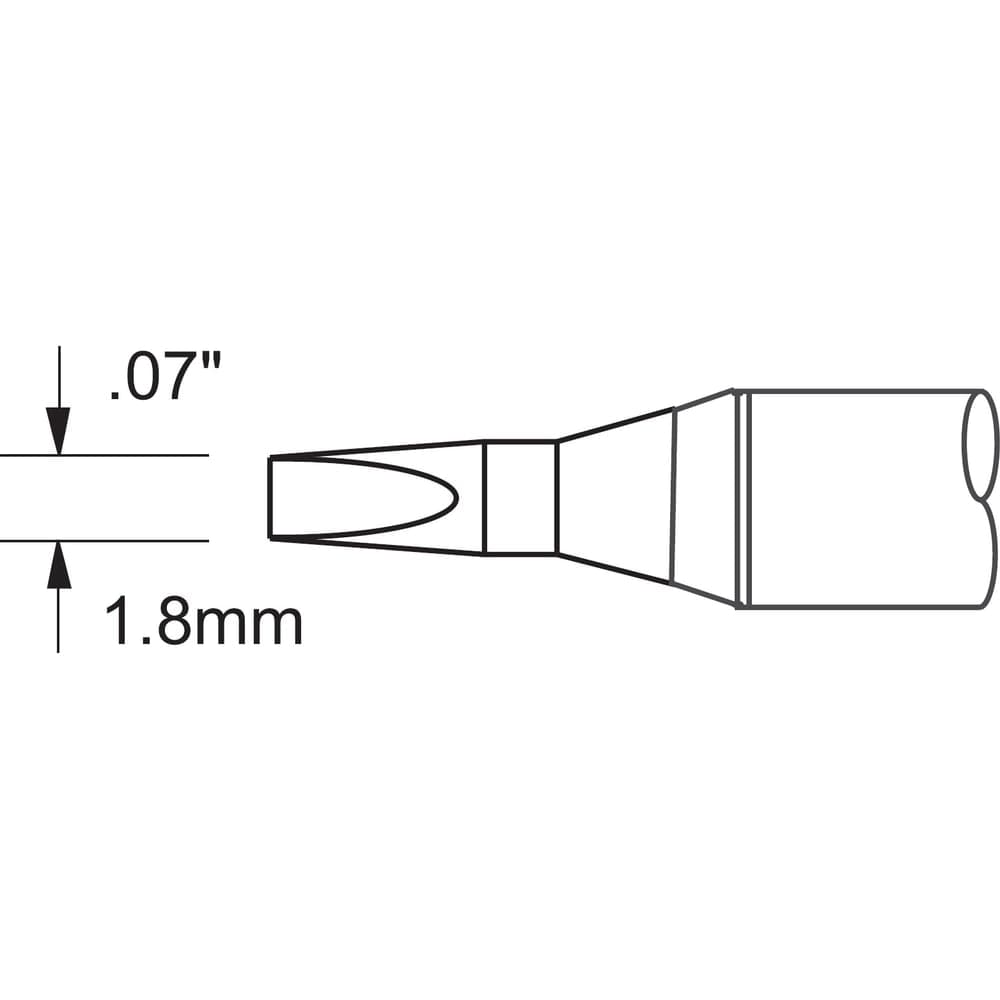Наконечник клин удлиненный (1.8х13.4 мм) для PS900 METCAL SFV-CH18AR