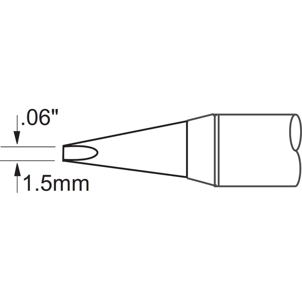 Наконечник клин удлиненный (1.5х13.4 мм) для PS900 METCAL SFV-CH15AR