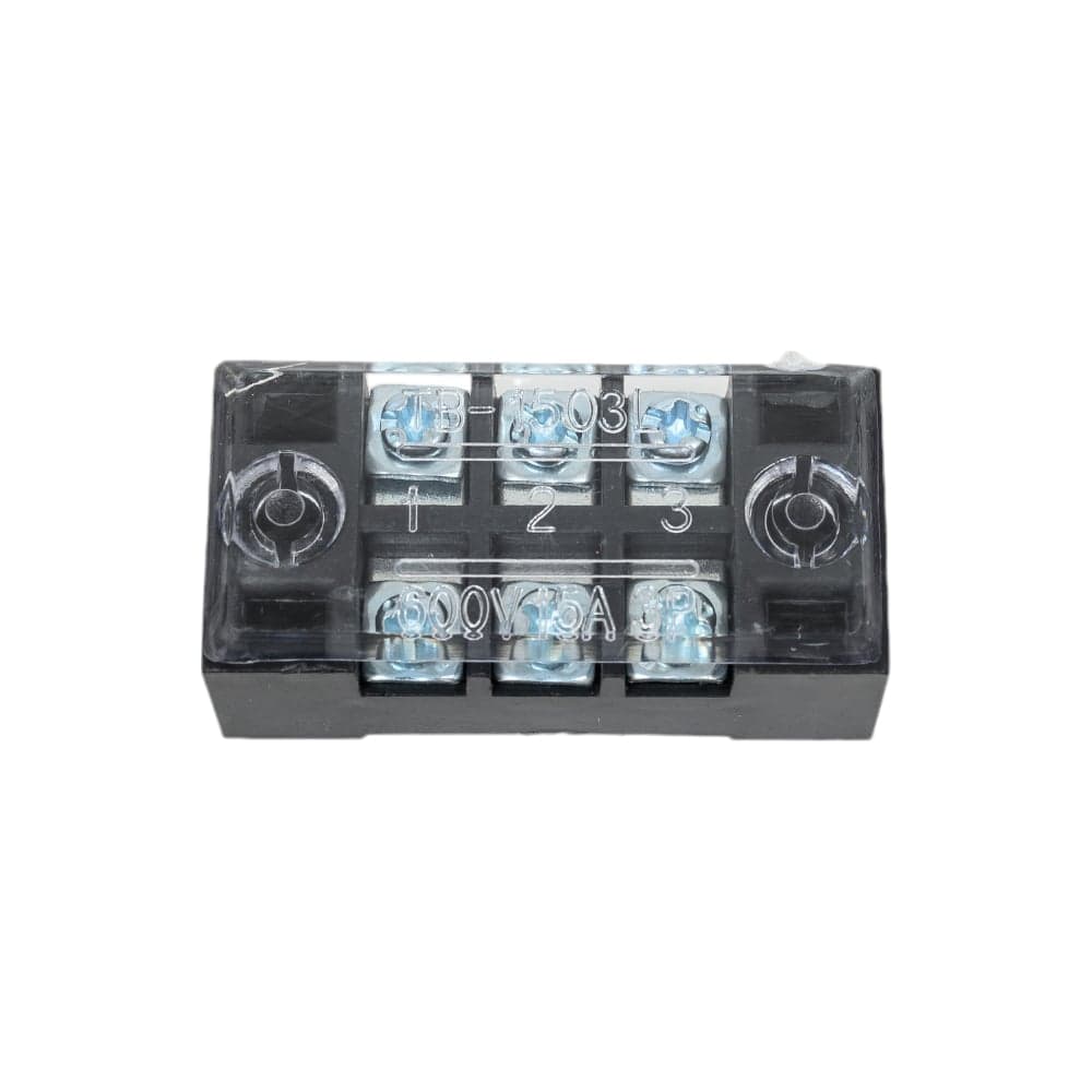 Клеммная винтовая колодка Pro Legend с крышкой, 6 контактов, М3, 15 А, 600 В, 14 AWG, 2 мм2 PL3831