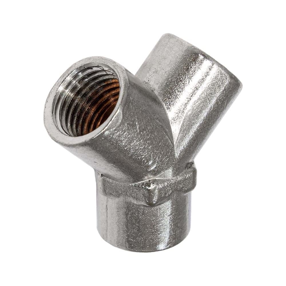 Фитинг тройник Y-образный PI TOOLS Y-1/4FFF резьбовой, для труб. Арт. 0540