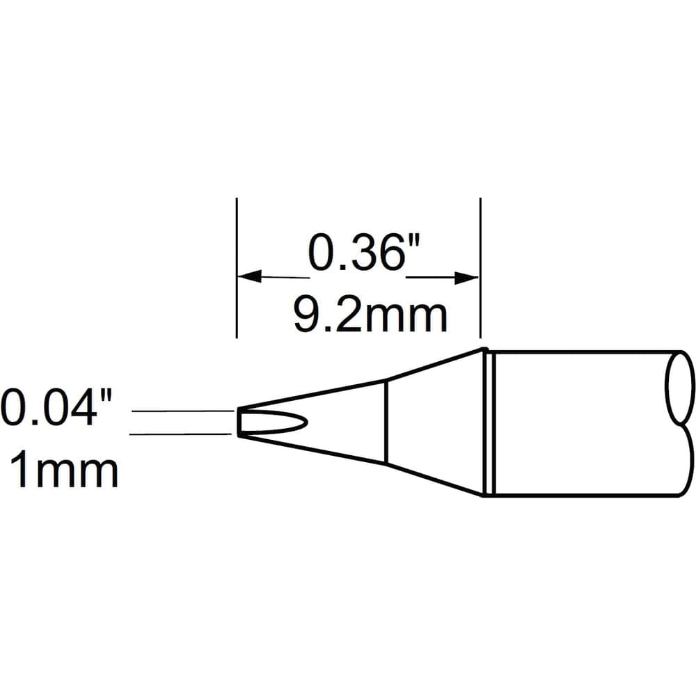 Наконечник (1х9.2 мм; клин) для MFR-H1 METCAL STP-CH10