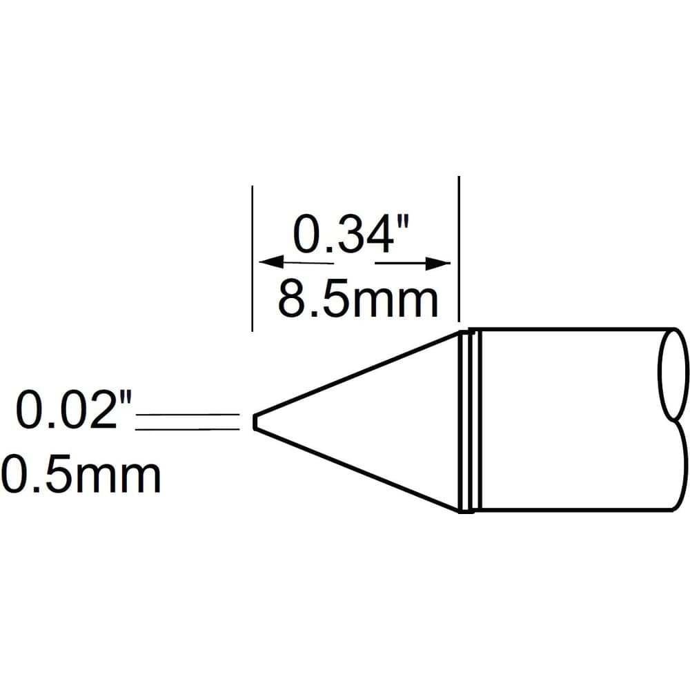 Наконечник (1х13 мм; конус) для PS900 METCAL STV-CNL10