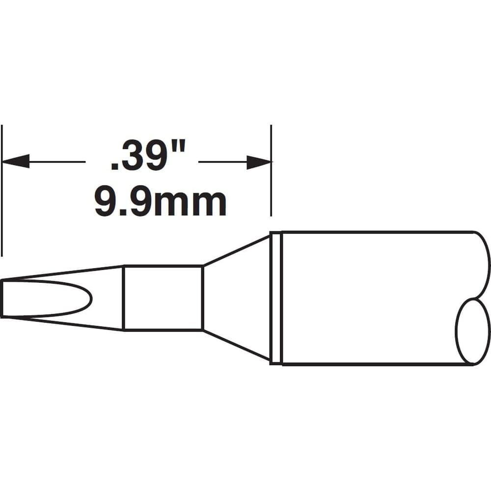 Картридж-наконечник (1.4х9.9 мм; клин) для СV/MX METCAL CVC-8CH0014S