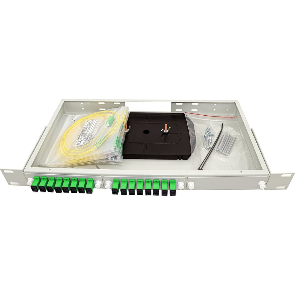 Кросс в стойку НК-Групп 19” 1u-ru24-lc/apc-16d-32-2 - в комплектации на 32 порта 1ULCA16d