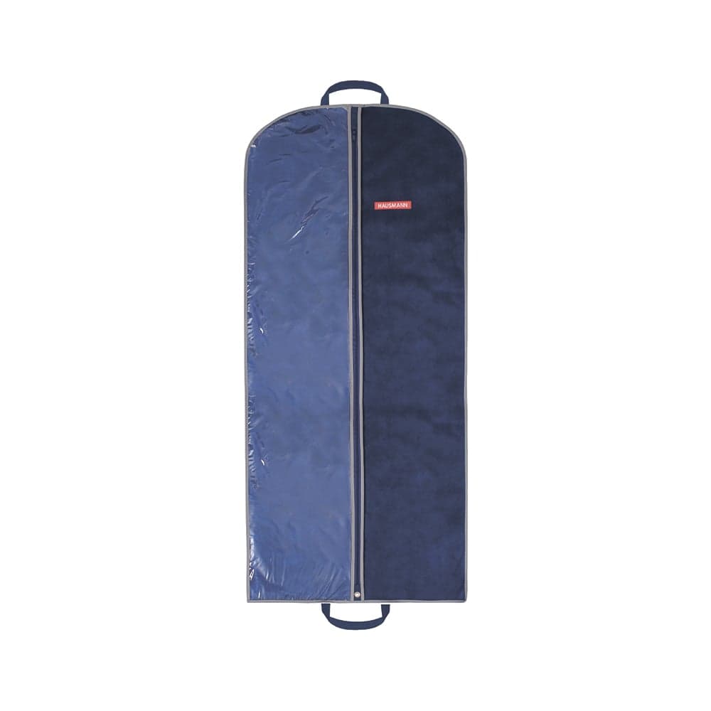 Чехол для одежды Hausmann со стенкой из ПВХ и ручками 60x140, синий HM-701402NG