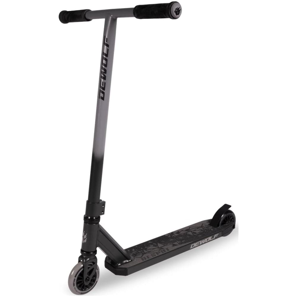 Трюковой самокат DEWOLF despot 100, цвет black/gray DWST25100100G