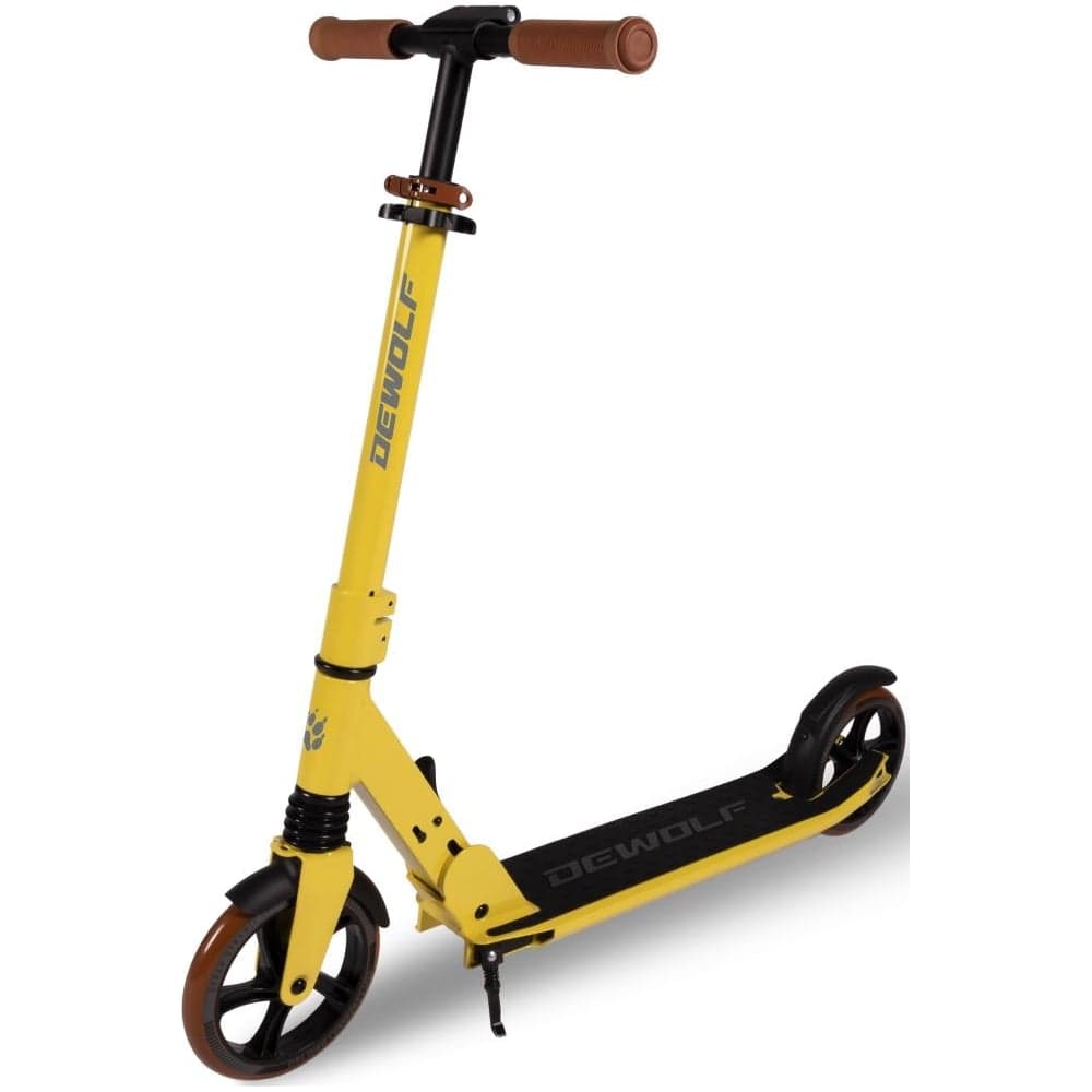 Городской самокат DEWOLF descoot 180 pro, цвет yellow gem DWSU28180180Y