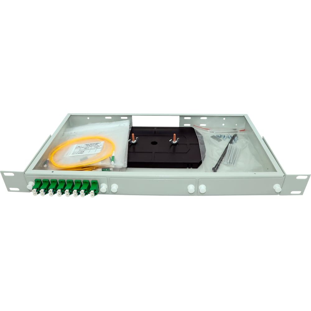 Кросс НК-Групп в стойку 19” 1u-ru24-lc/apc-8d-16-1 - в комплектации на 16 портов 1ULCA8d