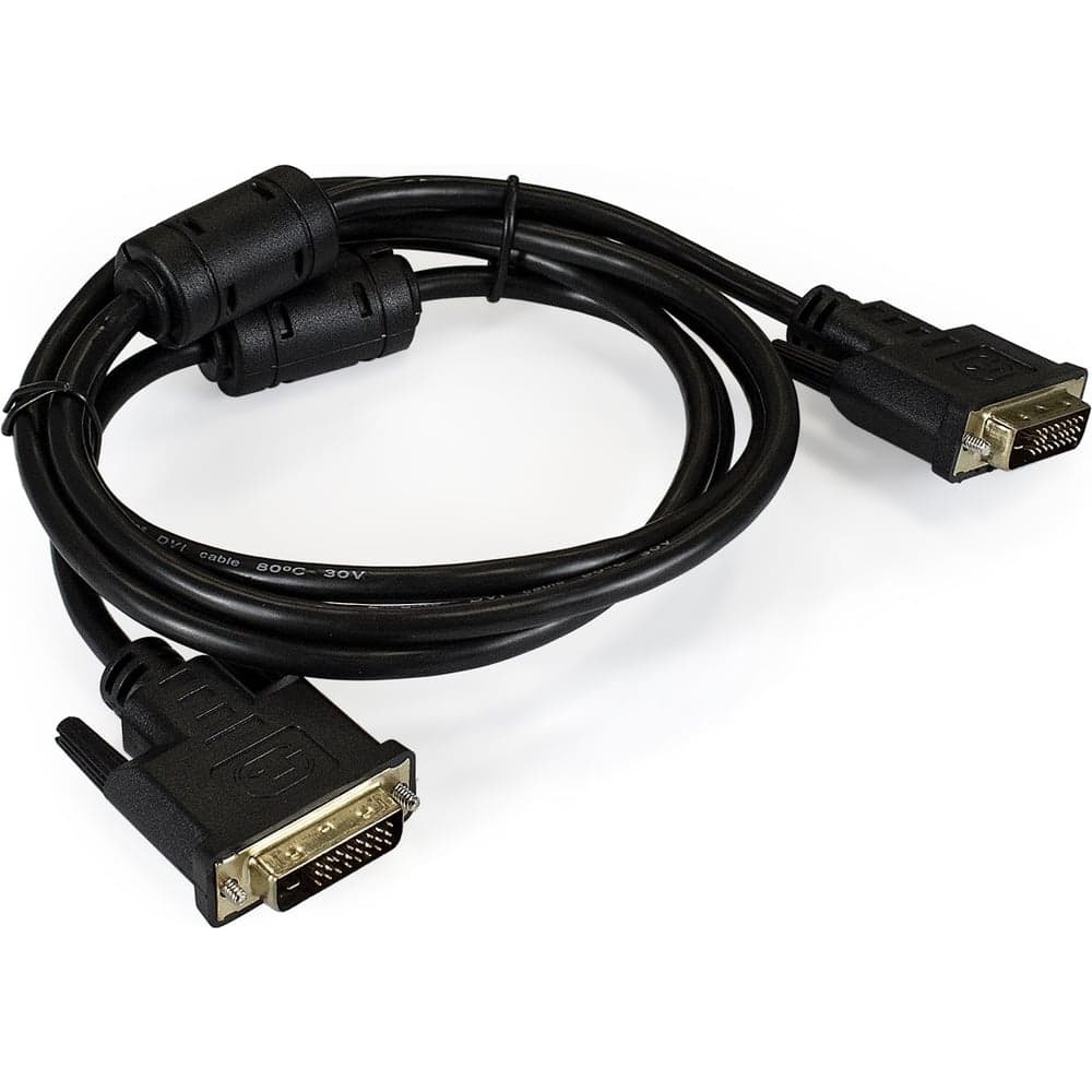 Кабель ExeGate DVI dual link EX-CC-DVI2F-1.8 25M 25M, 1,8м, 2 фильтра, позолоченные контакты 191094