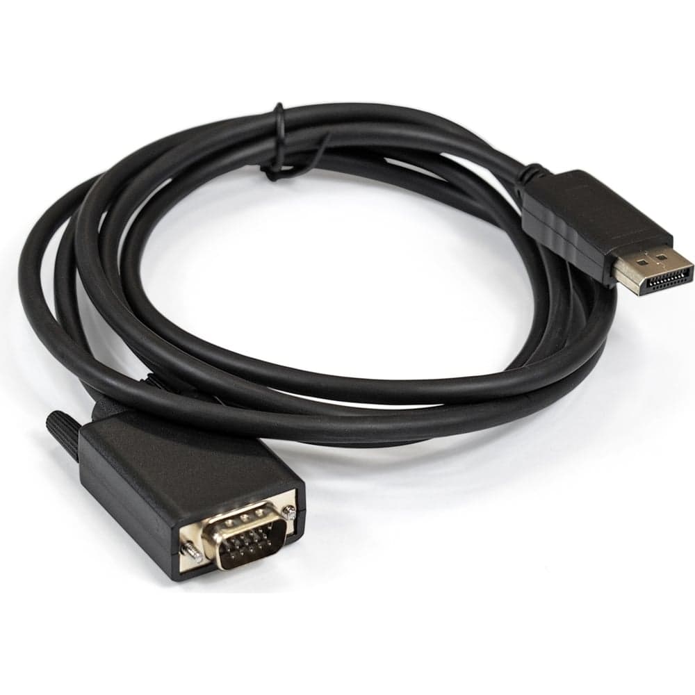Кабель ExeGate DisplayPort-VGA EX-CC-DPM-VGAM-1.8 20M 15M, 1,8м, позолоченные контакты, экран 284914