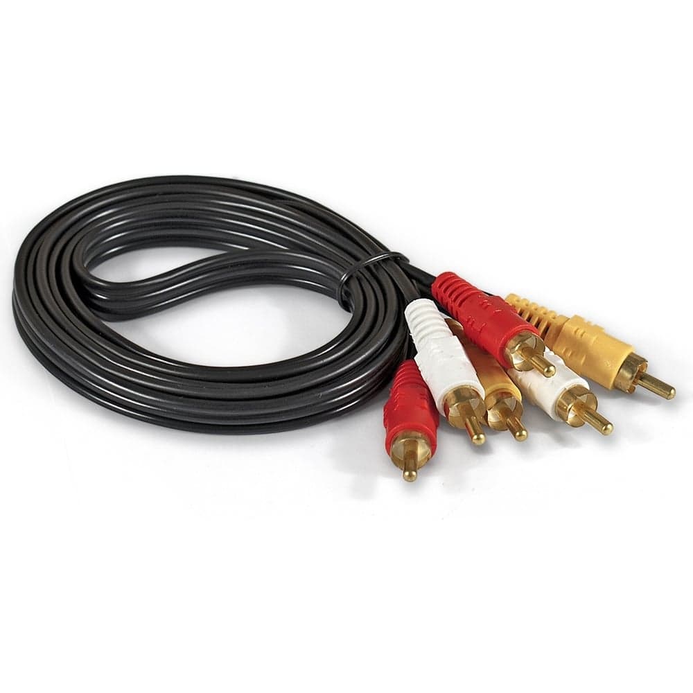Кабель ExeGate аудио EX-CCV-53-1.5 3xRCA M 3xRCA M, 1,5м 284947