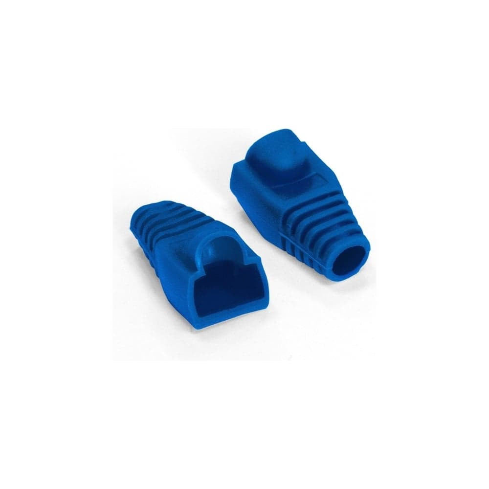 Изолирующий колпачок для коннектора ExeGate BC45-100-BL RJ-45, синий 100шт 292850