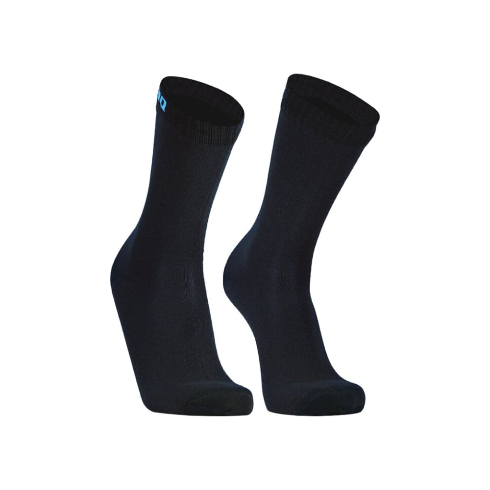 Водонепроницаемые носки DexShell Ultra Thin Crew, р. M/39-42, черный/голубой DS683BLKM