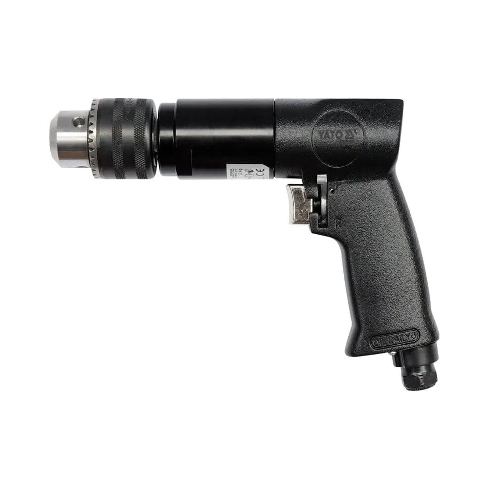Пневматическая дрель YATO 10 мм, 1/4", с реверсом YT-09702