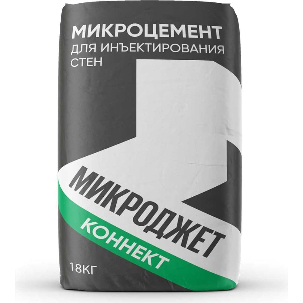 Инъекционный состав для бетона, кирпичной и бутовой кладки Микроджет Коннект 18 кг 3006