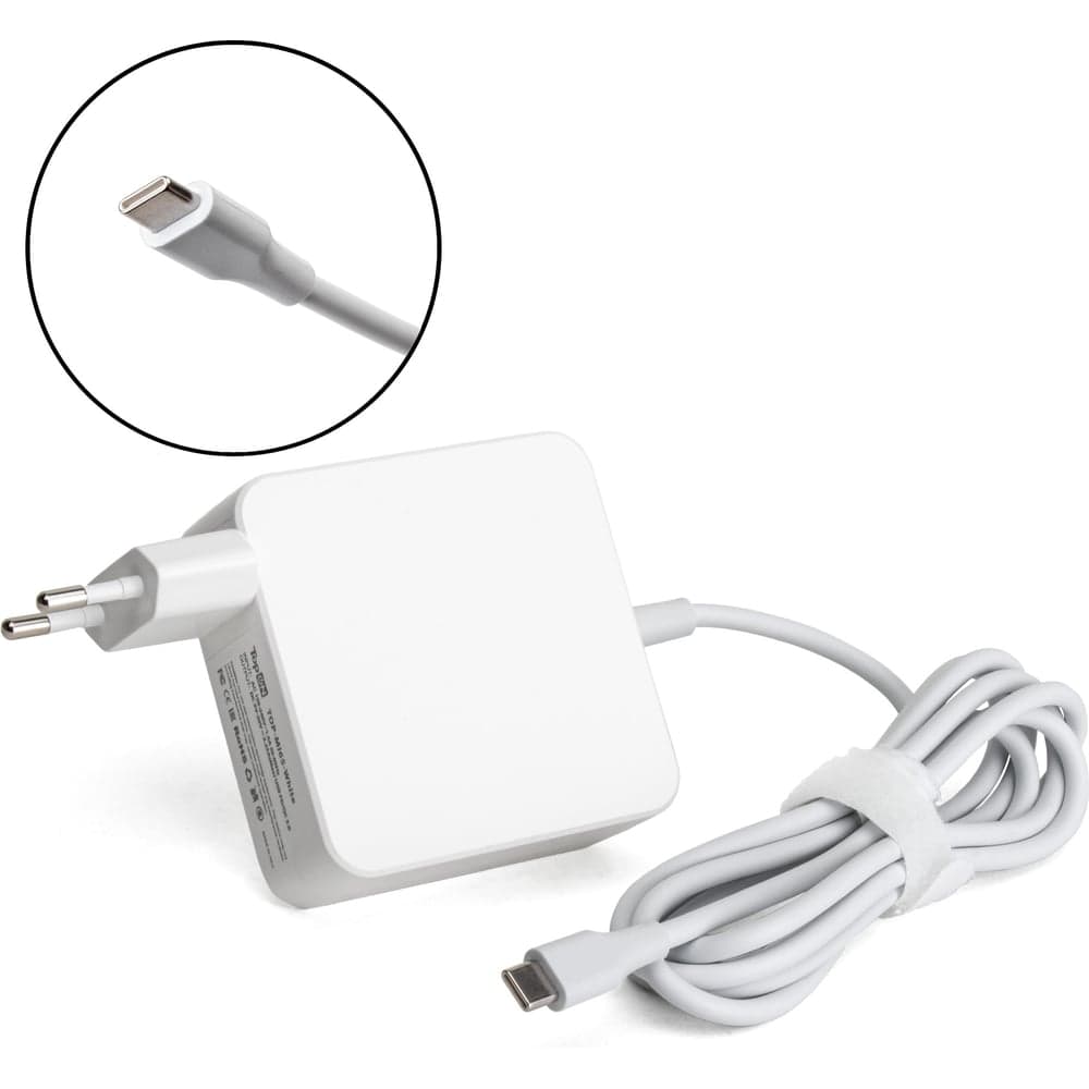 Блок питания для ноутбука TopOn xiaomi 20v 3.25a 65w usb type-c белый TOP-MI65-White