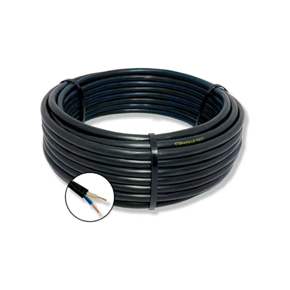 Кабель ПРОВОДНИК кгввнг(a)-ls 2x1.5 мм2, гибкий, 1м OZ62055L1