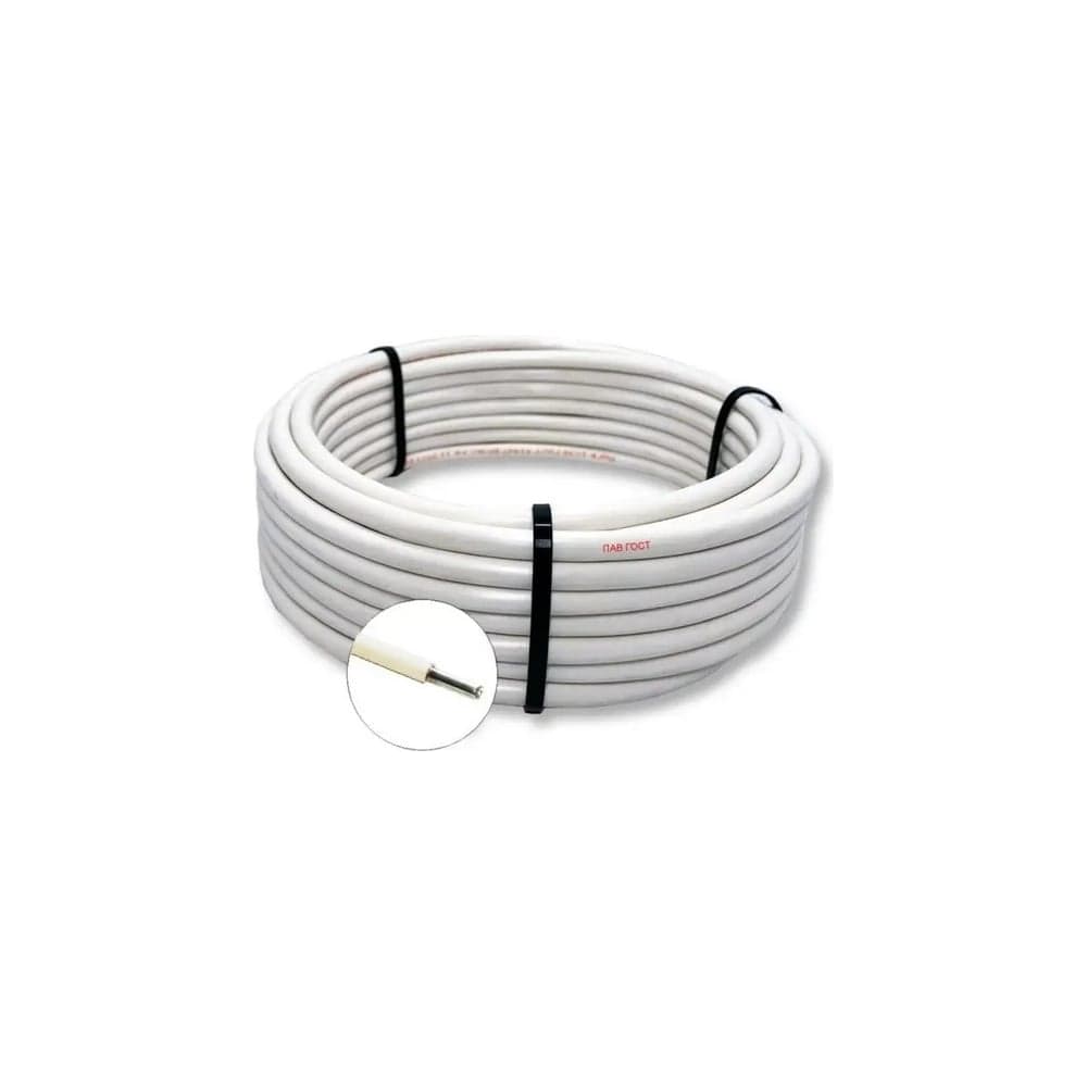 Установочный провод ПРОВОДНИК пав 1x50 мм2 белый, 30м OZ251762L30