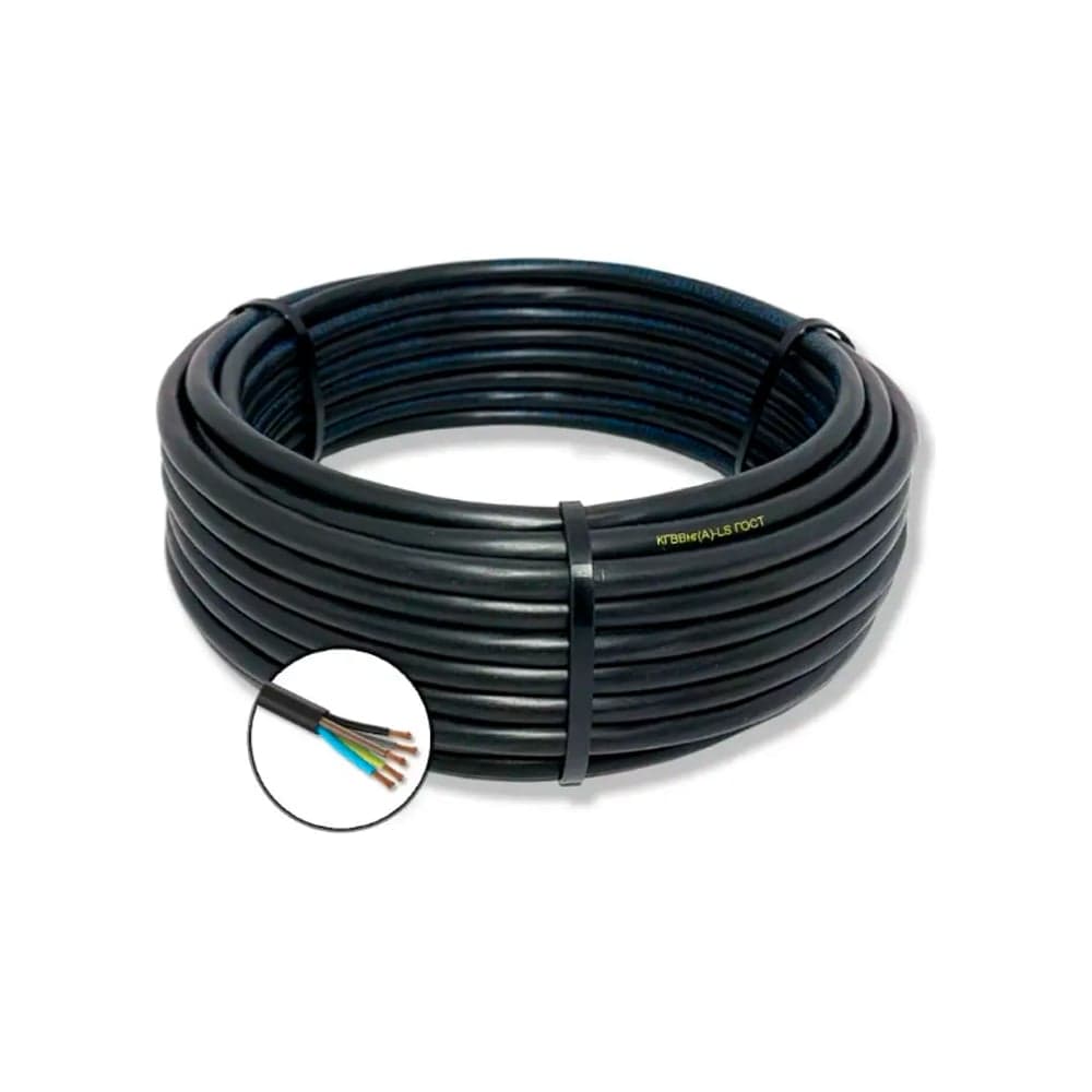Кабель ПРОВОДНИК кгввнг(a)-ls 5x4 мм2, гибкий, 1м OZ62024L1