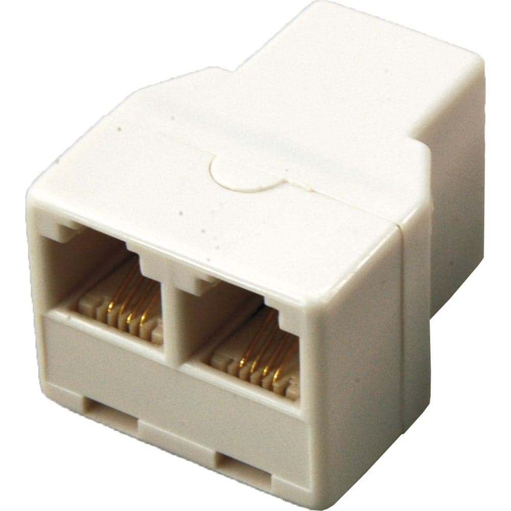 Телефонный двойник REXANT utp, rj-14 (6p4c) (гнездо - 2 гнезда) 50 шт 03-0032