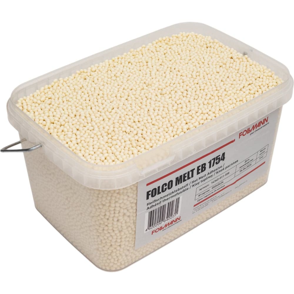 Клей FOLCO MELT EB 1754 расплав (ведро 5 кг) Follmann 14340-011-558