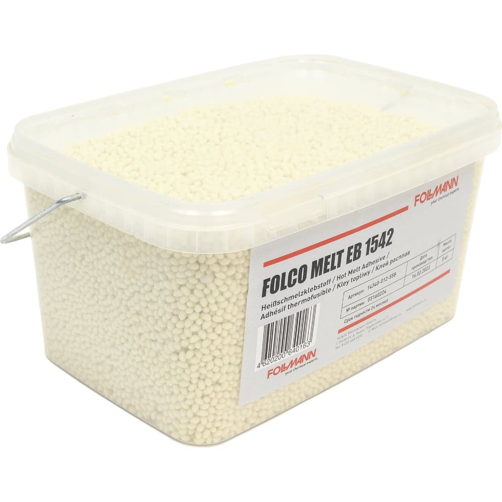 Клей FOLCO MELT EB 1542 расплав (ведро 5 кг) Follmann 14340-012-558