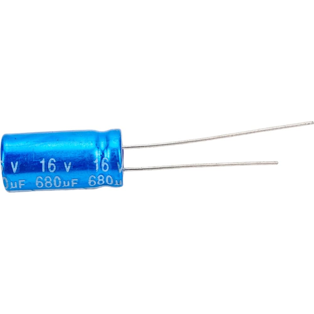 Конденсатор электролитический JB Capacitors 680мкФ, 16В, -55/105C, 8x16мм, JRB1C681M03500800160000BST-07