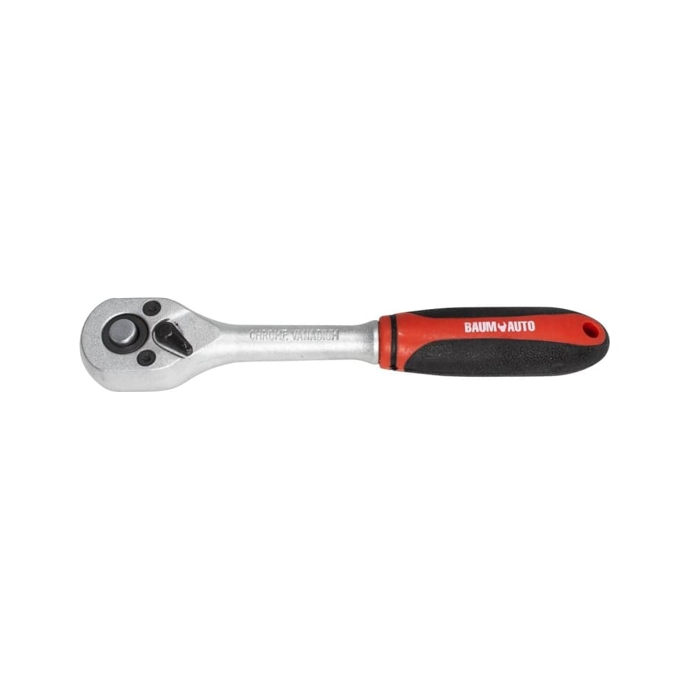 Реверсивная трещотка BaumAuto 1/4", длина 150 мм, 45 зубьев BM-80722(51216)