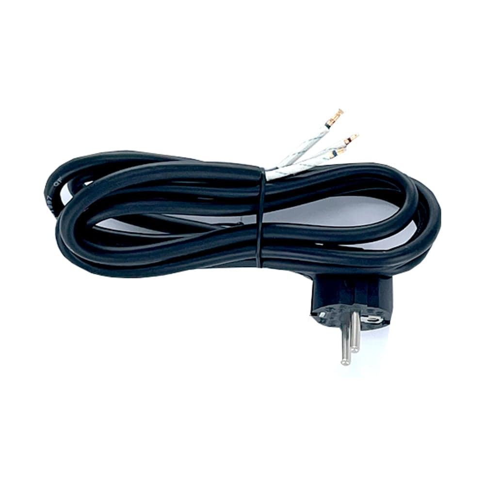 Кабель питания Ripo 1.8м, schuko s22- (3-1.00 mm2) 16a, черный, угловая вилка, с заземлением 003-910024