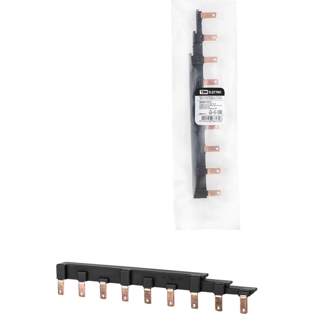 Соединительная наборная шина TDM ELECTRIC ШСН 3П 63А 3x3PIN(тип A) SQ0802-0315