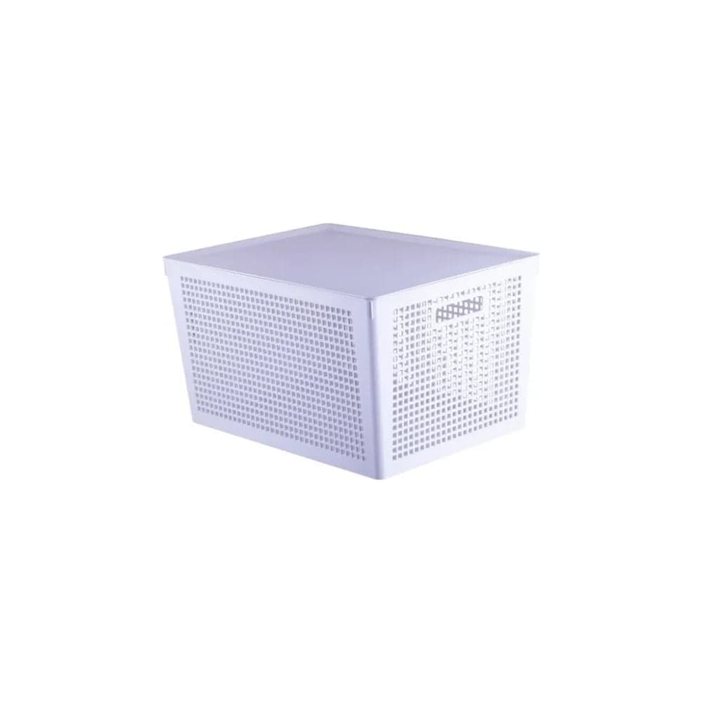 Корзинка ПОЛИМЕРБЫТ TRAYMIX с крышкой, 415x310x235 мм, 25 л 434738000