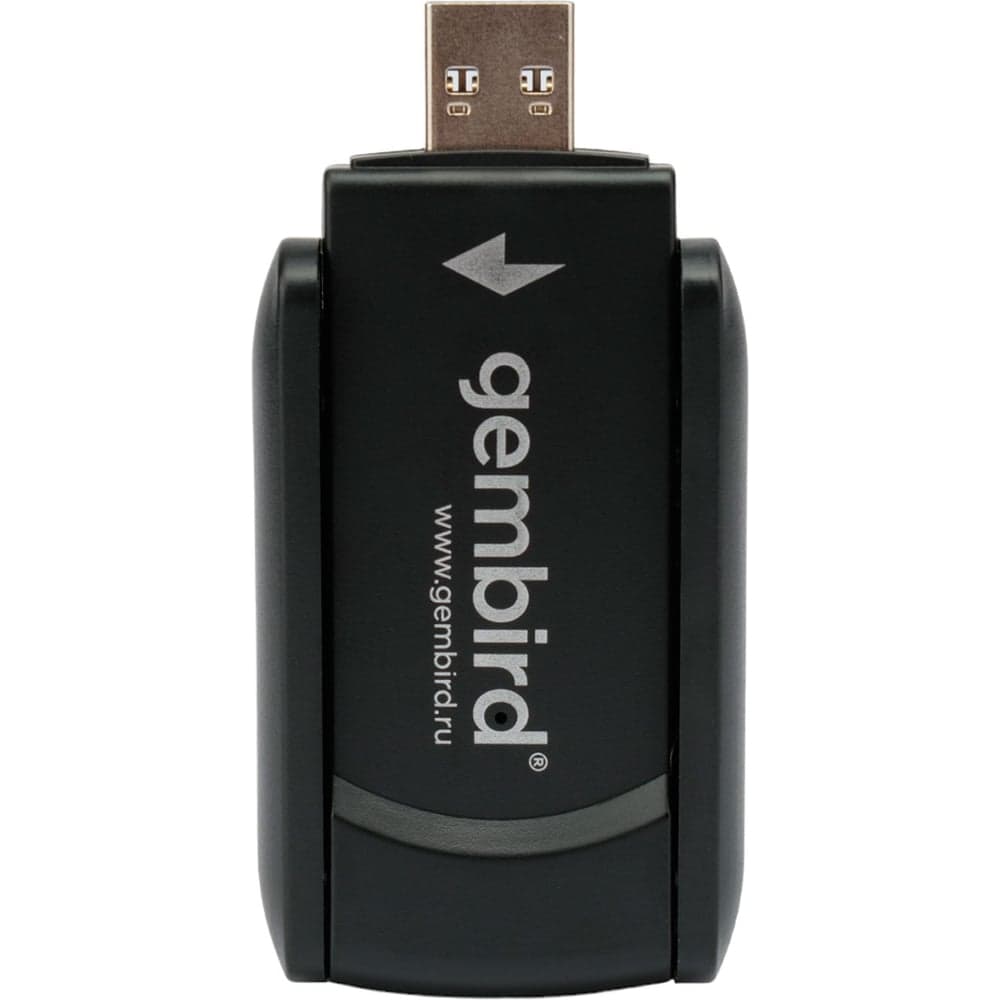 Сетевой адаптер Gembird wifi+bluetooth двухдиапазонный с антеннами,1300 мбит,usb,802.11b/a/g/nc, WNP-UA-020