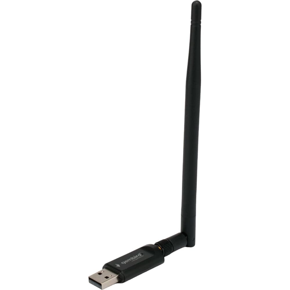 Сетевой адаптер Gembird wifi+bluetooth двухдиапазонный с антенной, 600мбит, usb,802.11b/a/g/n/a, WNP-UA-019