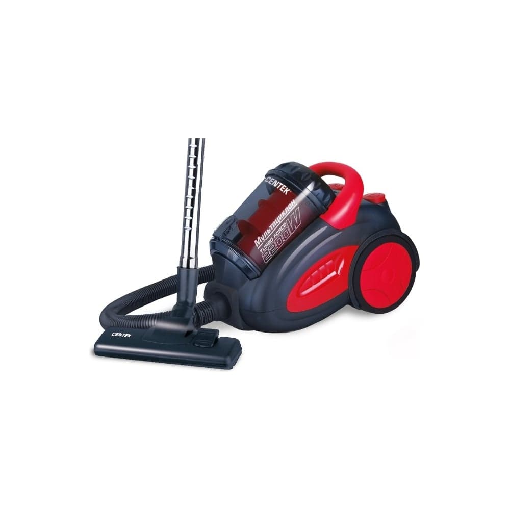 Пылесос Centek /черный/красный/ циклон, 2200/400Вт CT-2520 Black/Red