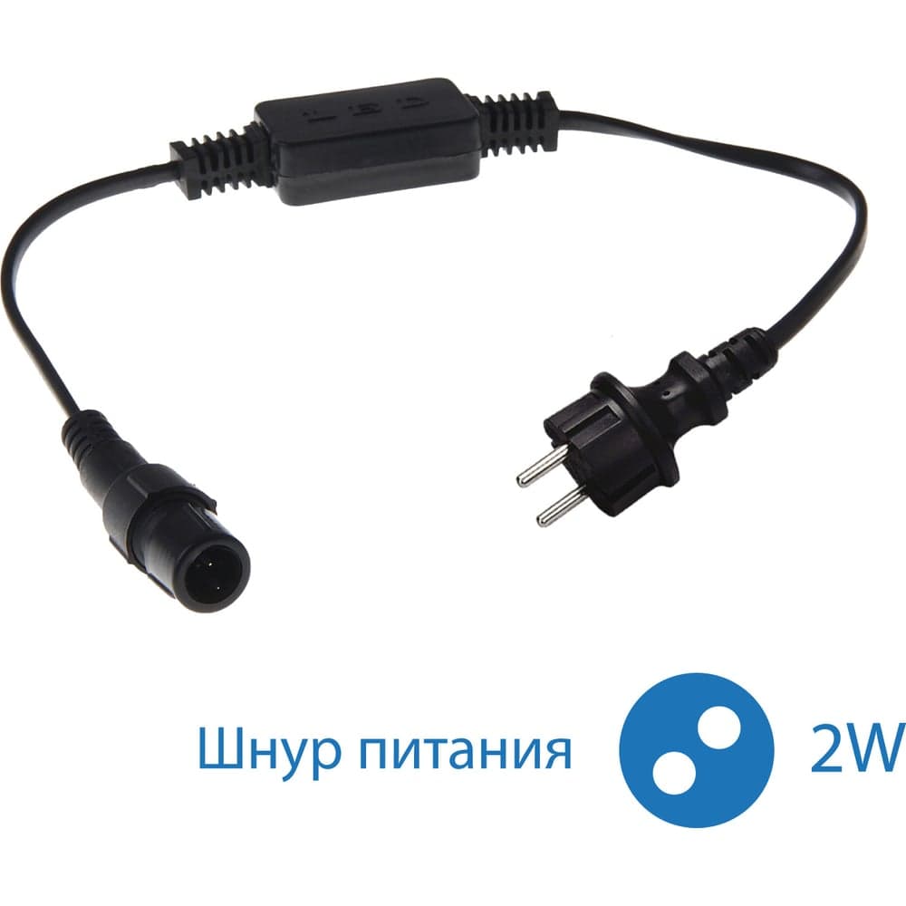 Набор для подключения дюралайта КОСМОС 2W 13мм, KOC-DL-2W-con-kit
