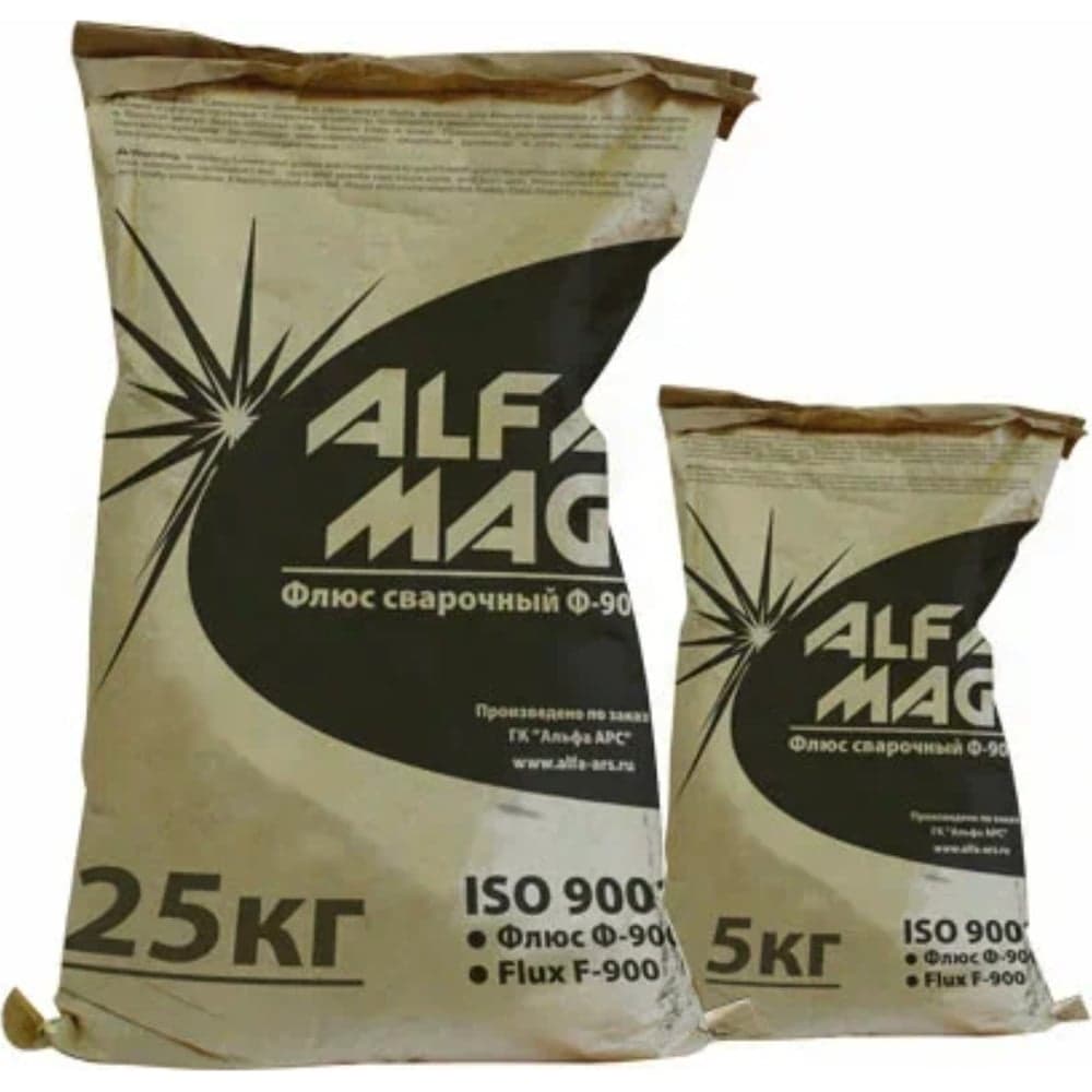 Сварочный флюс Ф-900 (25 кг) AlfaMag 529850