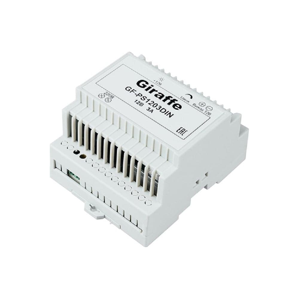 Блок питания на DIN рейку Giraffe GF-PS1203DIN gf0400
