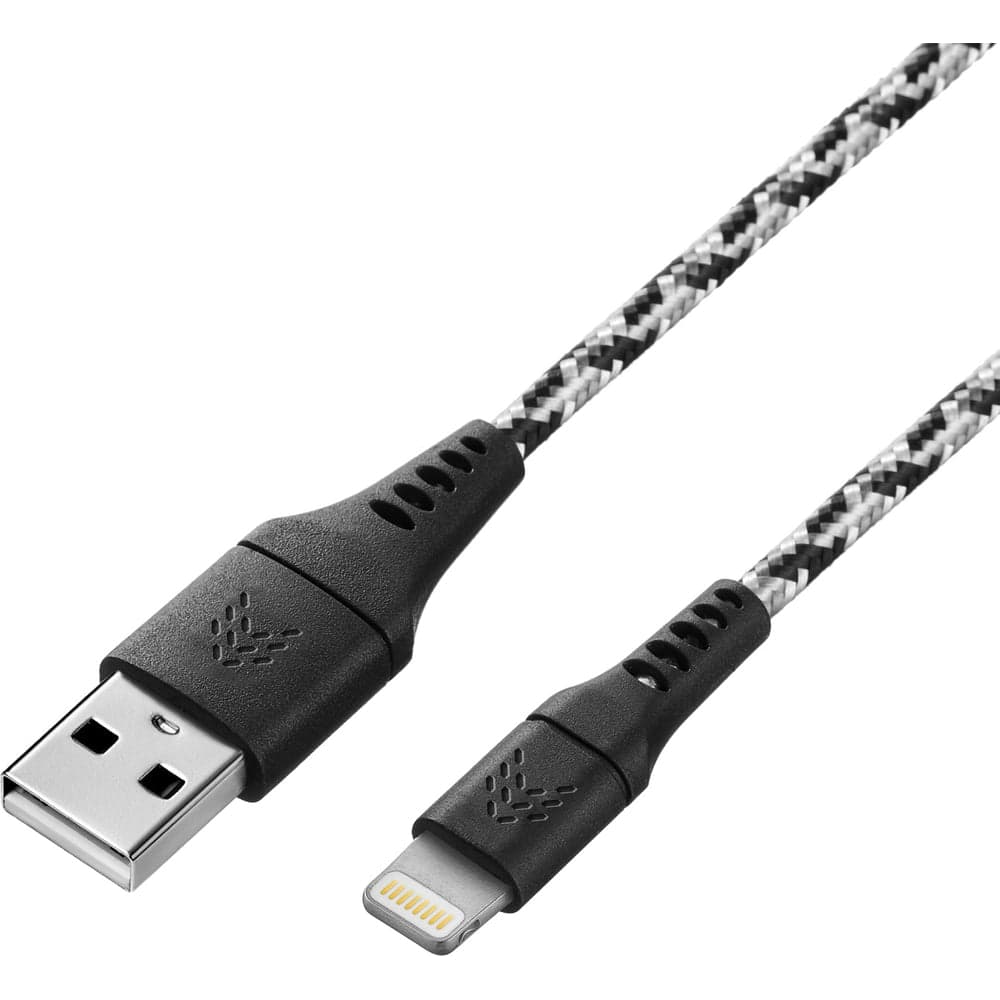 Зарядный кабель ROCKET Contact USB-A,Lightning 1м, тканевая оплетка RDC502BW01CT-AL