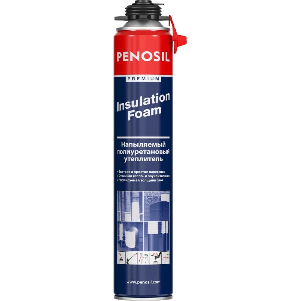 Напыляемый полиуретановый утеплитель Penosil Premium Insulation Foam 850 ml A4924