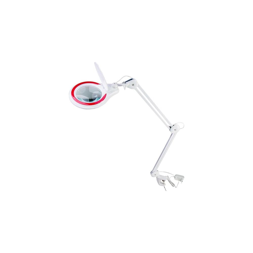 Лупа 8608D 5D на струбцине с подсветкой LED Veber 25598