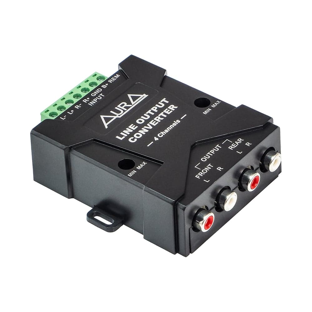Адаптер RCA высокого уровня AurA Hi/Low, 4 канала RHL-0604