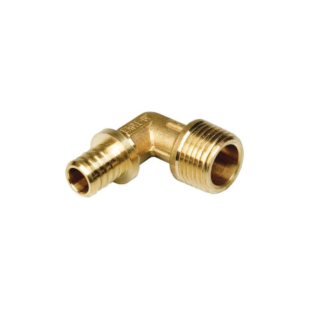 Угольник BYR PEX пресс, с наружной резьбой 1" x 32 (4.4) 6217