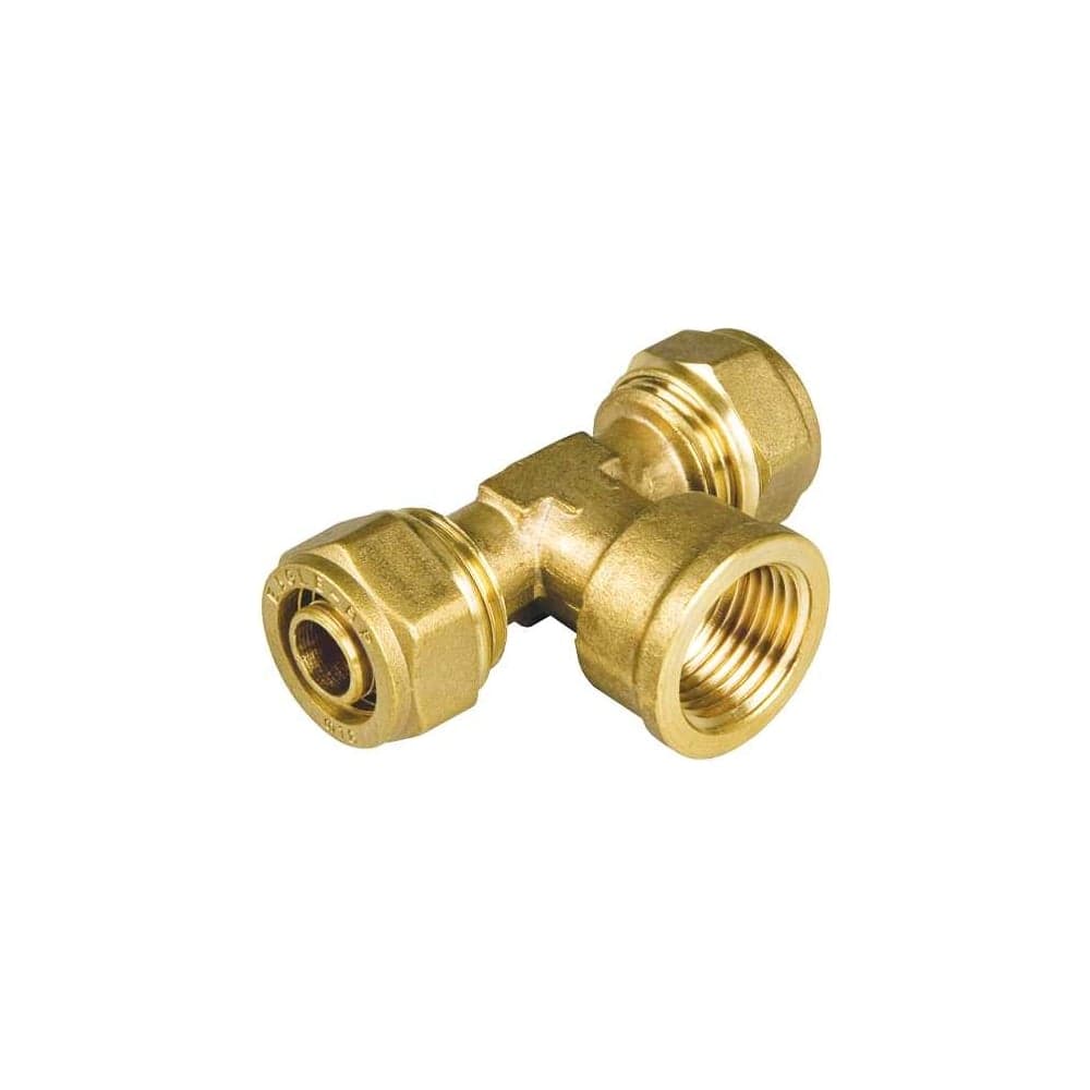 Тройник BYR PEX с внутренней резьбой 1/2" х 20 (2.8) 1512В
